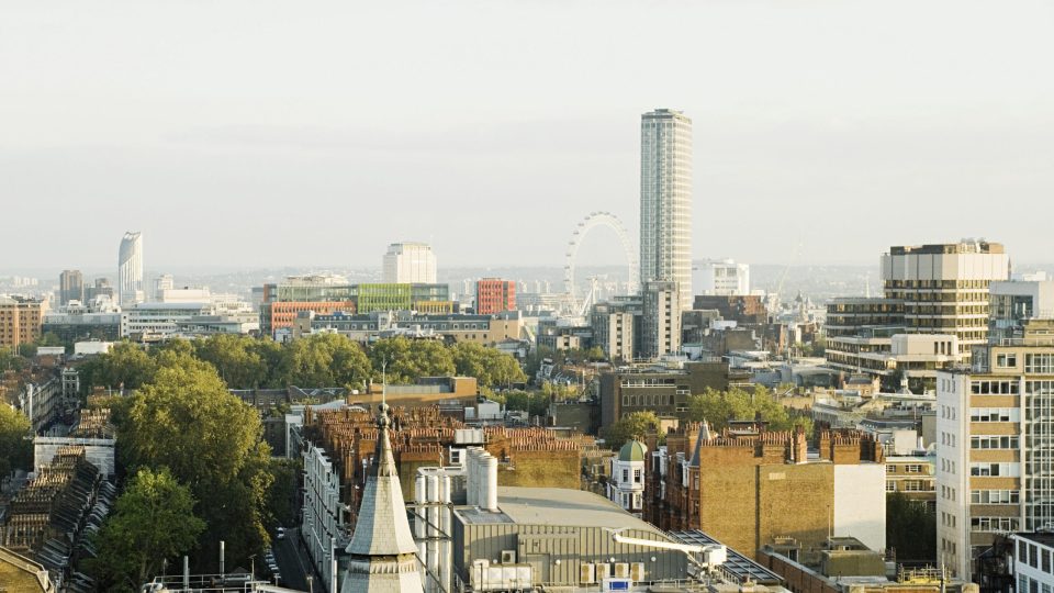 London cityscape, UK